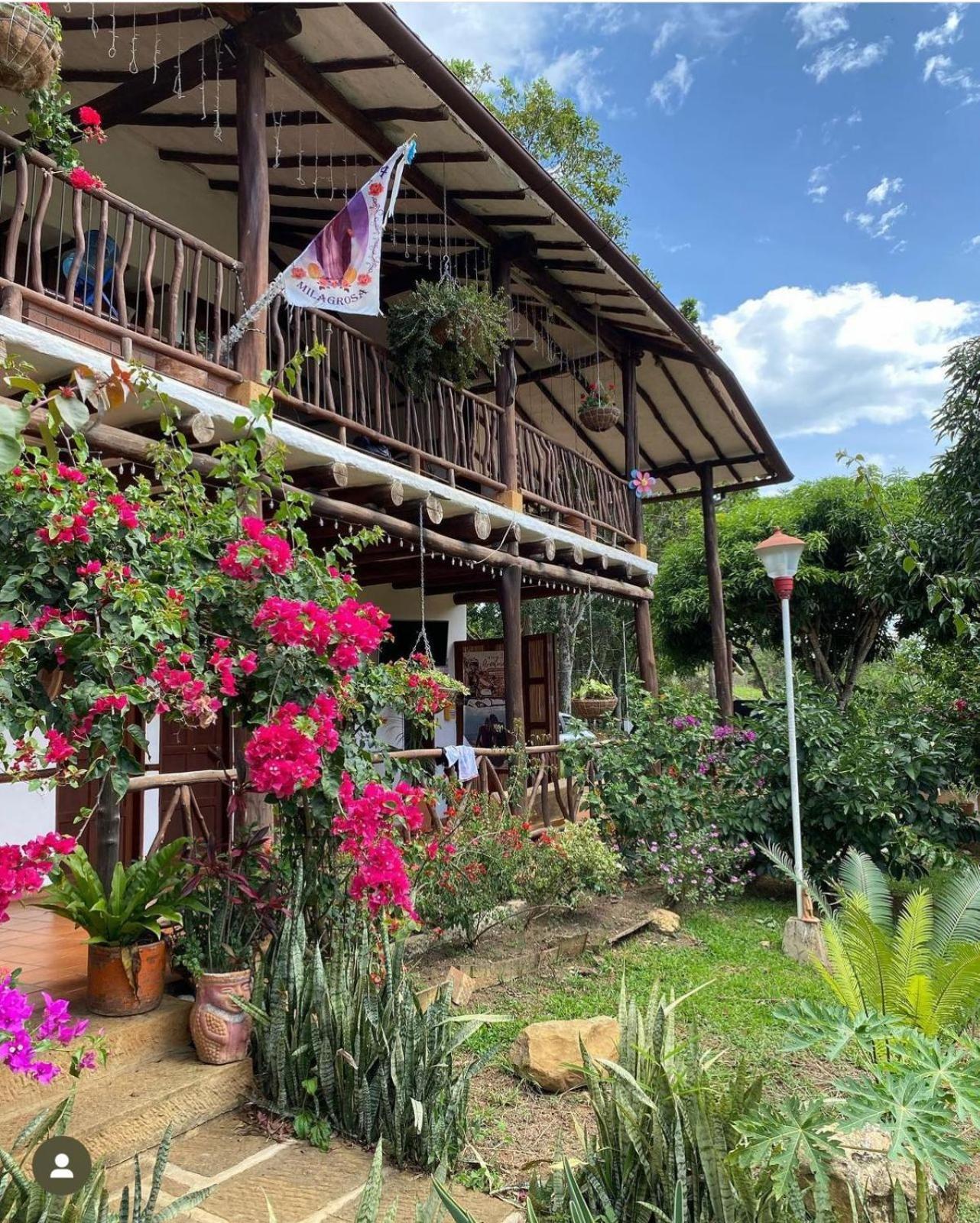 Hostal Villa San Rafael Barichara Exterior photo