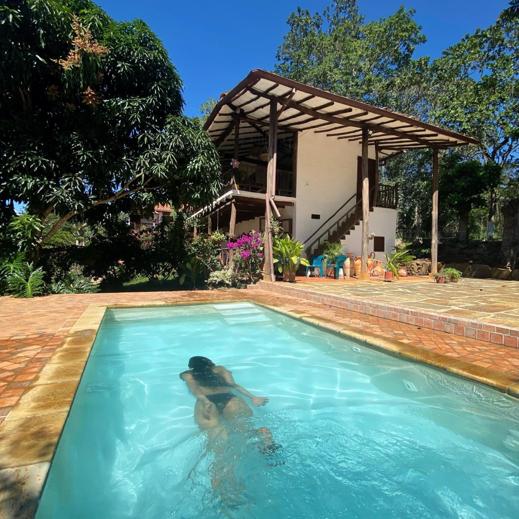 Hostal Villa San Rafael Barichara Exterior photo